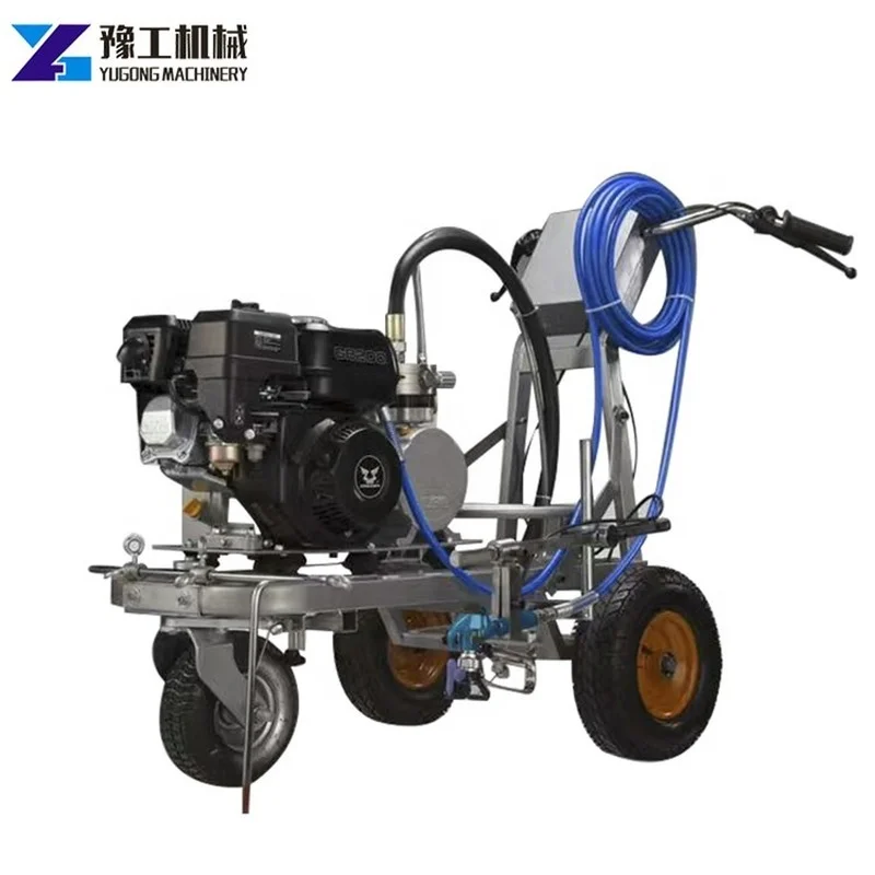 YUGONG Portable 6L Cold Paint Road Marking Machine for Parking Lot In New Zealand