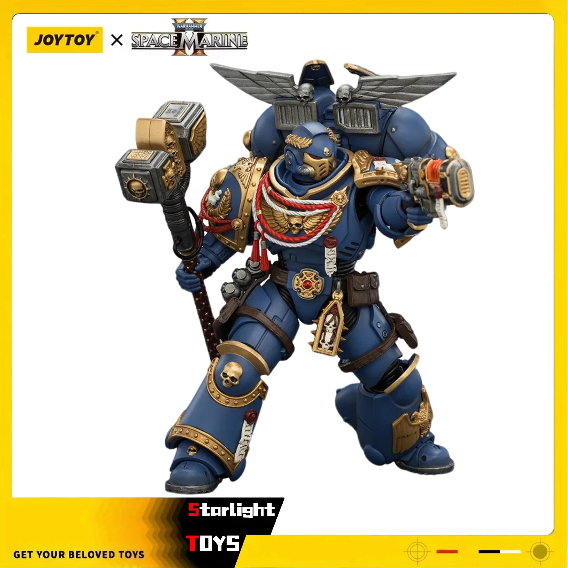 【pre-vente】joytoy-warhammer-40k-game-edition-ultramarines-assault-intercessor-avec-jump-pack-thunderhammer-et-pistolet-neo-volkite