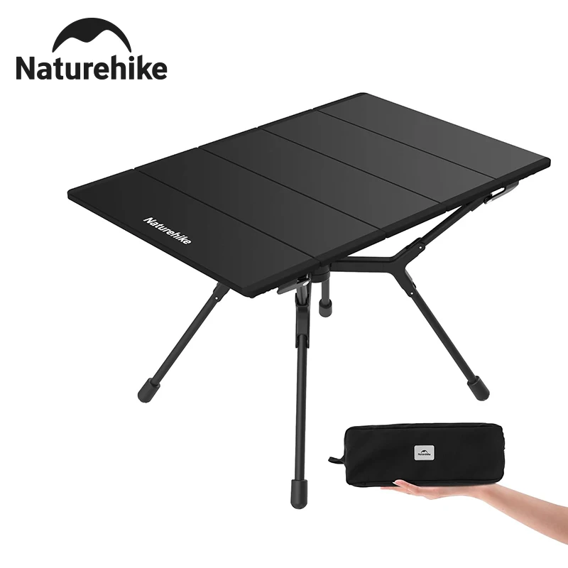 Naturehike Tragbarer Campingtisch Leichter Klapptisch Aluminiumlegierung Outdoor-Picknicktisch BBQ-Grill Rucksacktische