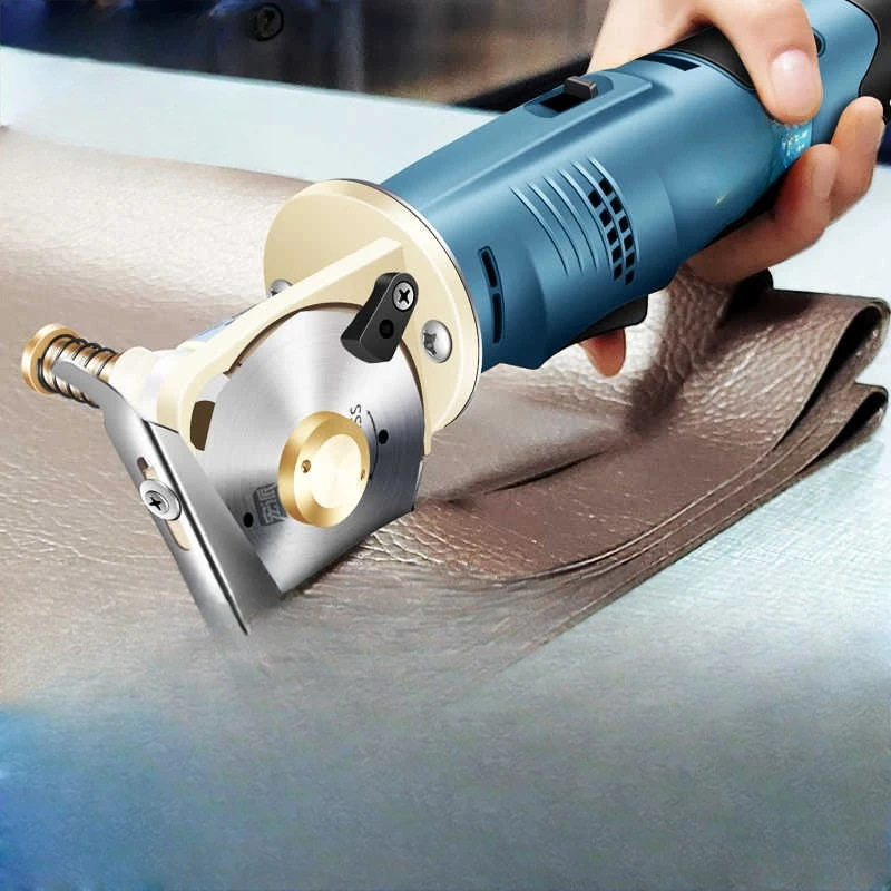 

70/90 Cordless Round Knife Cutting Machine Handheld Electric Scissors Home Apparel Fabric Cutting Tool