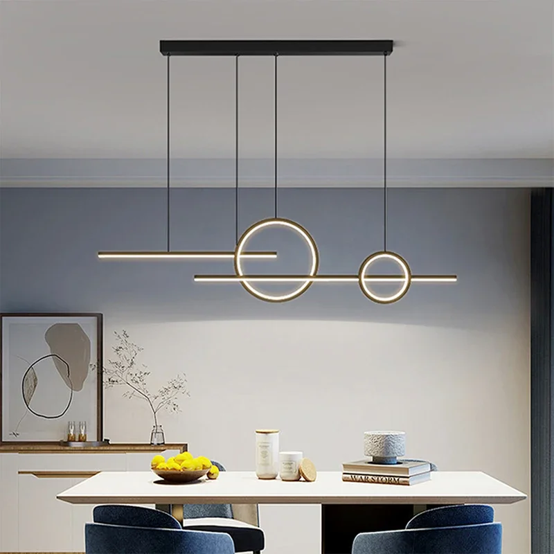 TechHPSmart LED Pendant Light Remote Control Adjustable Color Temperature Brightness Restaurant