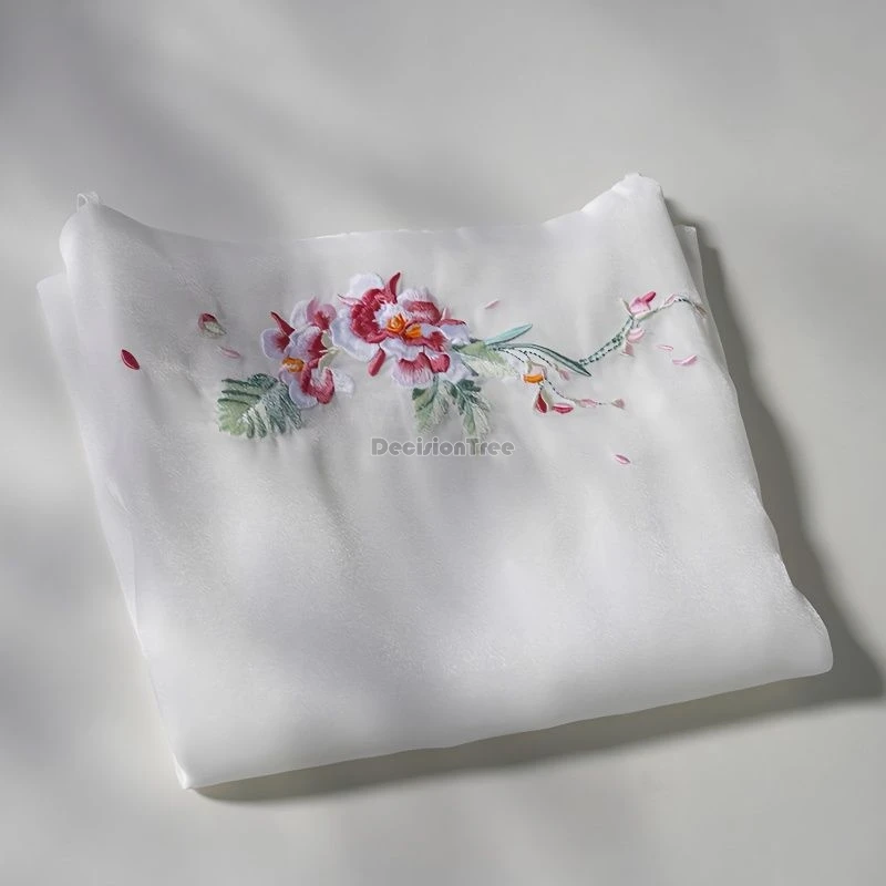 

2025chinese ancient retro style embroidery halter hanfu paired accessory vest summer daily base elastic loose elegant hanfu vest