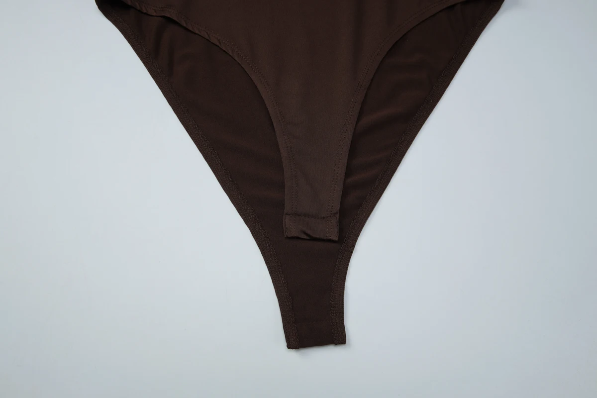 Hugcitar Modischer Neckholder-Bodysuit mit Spitzenbesatz, Rückenfreier Bandage-Body, Sexy Figurbetonter Einteiler für Sommer, Urlaub und Club – Detail 9