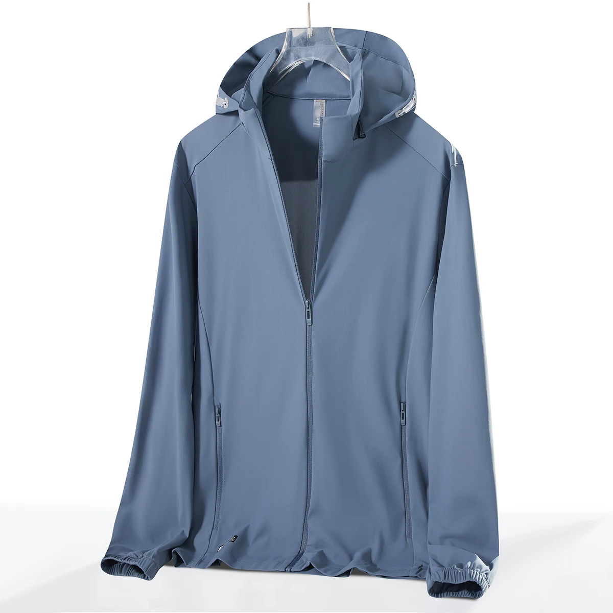 Summer Outdoor Running Fitness UV Protection Lightweight Breathable Skin Clothing Fashionable Ice Silk Sunscreen Jacket Couples