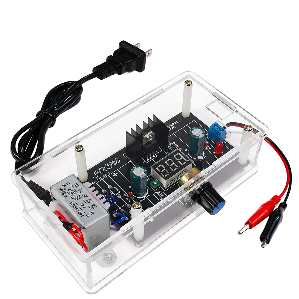 

220V to 1.25V-12.5V Step-down Power Supply Regulated Module LM317 Adjustable Regulated Voltage Power Supply Boad DIY Kits