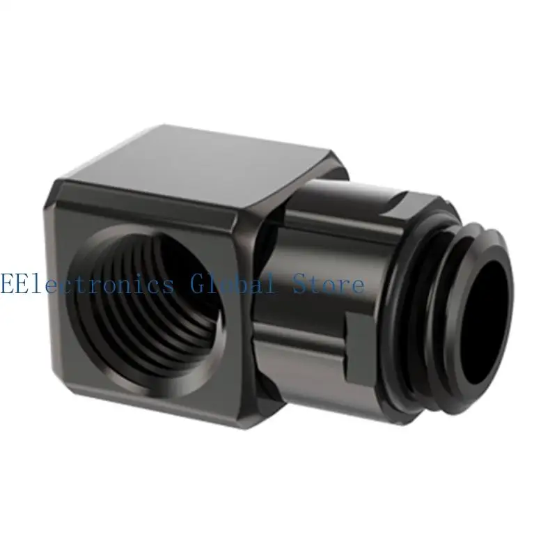 462B 90 Degree Elbow Fitting Liquid Cooled Accessories 360 Degree Rotation Adapter Connection External G1/4 Thread