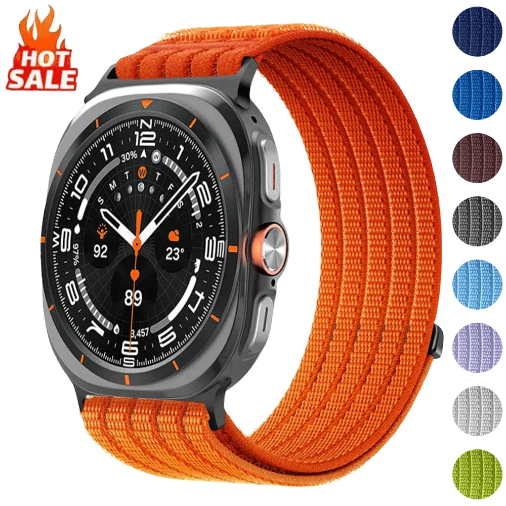 Nylon sport straps for Samsung Galaxy Watch 8 9 40mm 44mm smartwatch accessories wrist bracelet Galaxy Watch 8 Classic Band