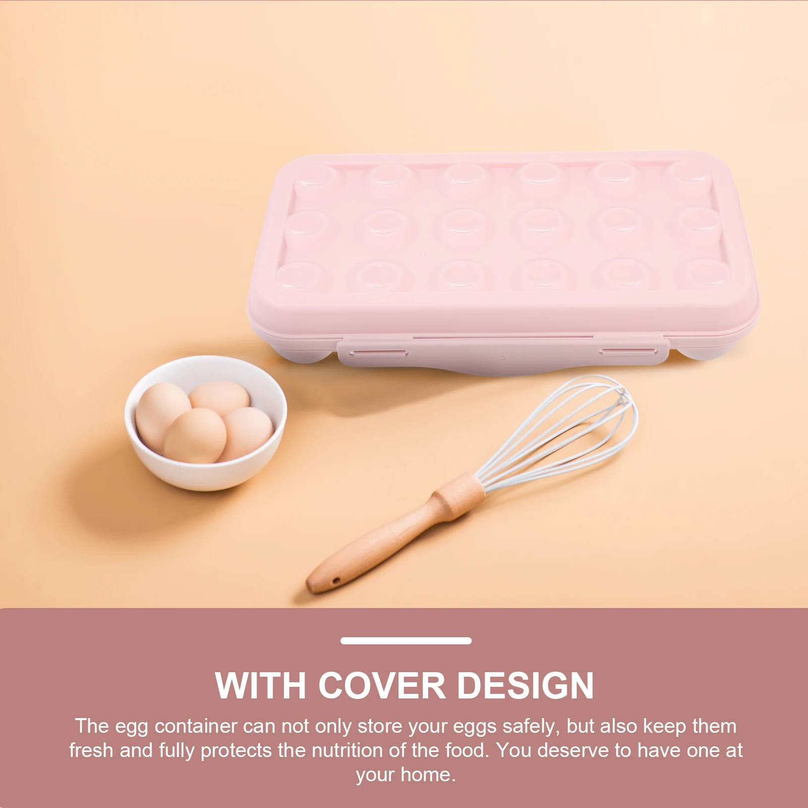 

Egg Preservation Box Storage Container Fridge Organizer Egg Holder Refrigerator Cartons Plastic Container Home Use Airtight