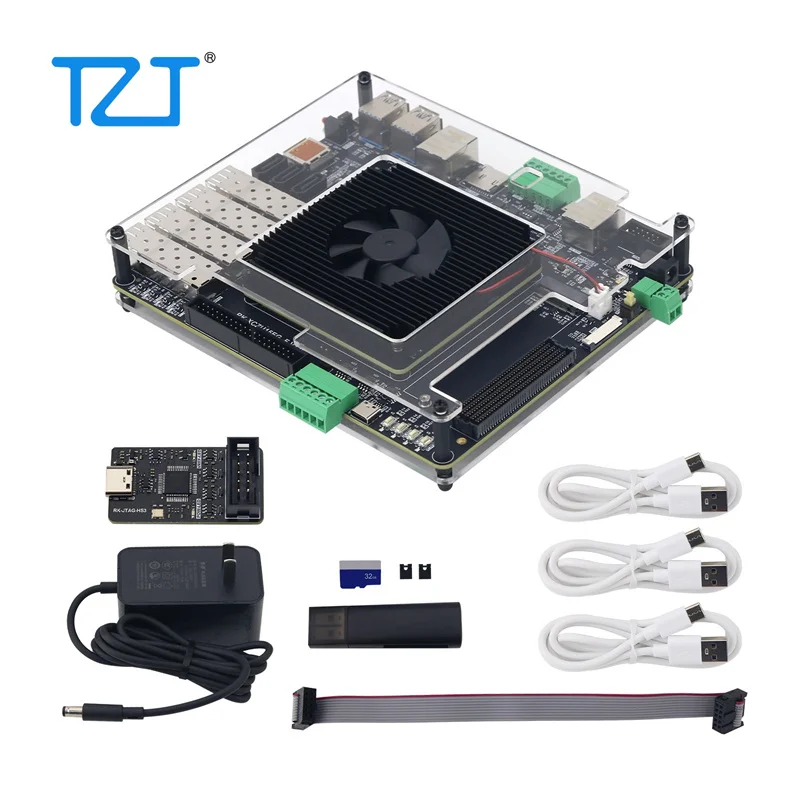 TZT MPSOC Development Board XCZU15EG Core Board for Xilinx FPGA FMC HPC with 32G SD Card