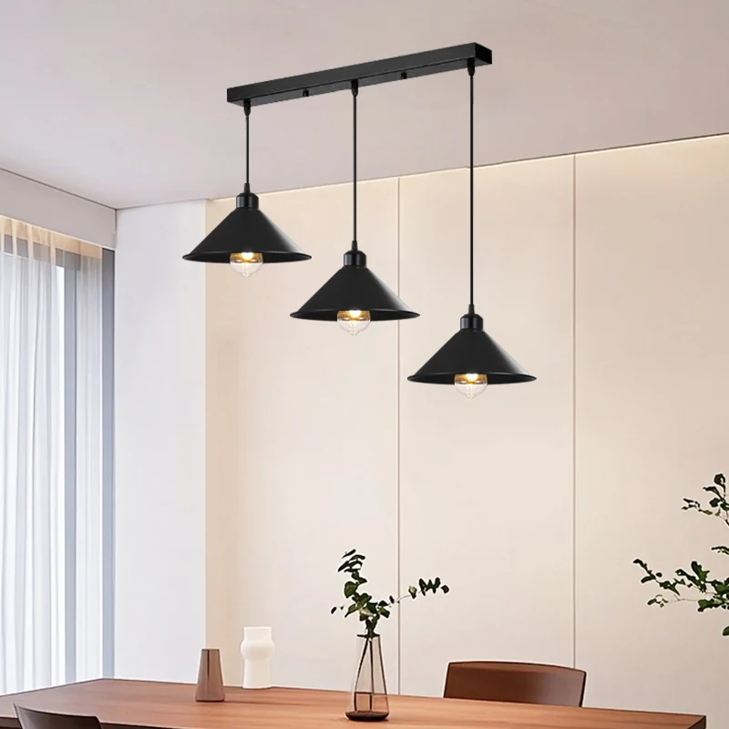 Modern minimalist retro industrial style E27 chandelier restaurant bar counter kitchen coffee shop corridor lighting