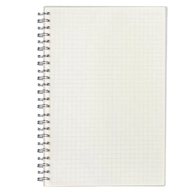 A4/A5/A6/B5 Notizbuch mit PP-Einband und Raster, inklusive Ordner und Notizbuch. Quadratischer Innenkern. Minimalistisches Design. Tragbar. Wasserdicht. – Detail 3