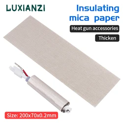 LUXIANZI 3/5pcs High Temperature Insulating Resistant Mica Paper For Welding Hot Air Gun Heater Insulation Repair Accessories