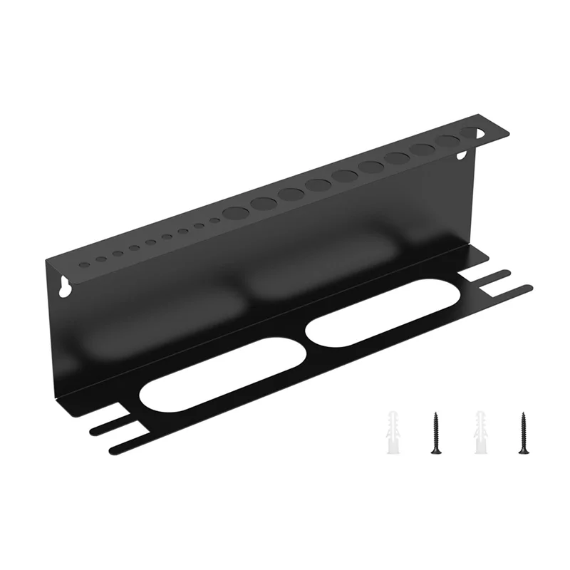 ABLQ Screwdriver Organizer, Wall Mount Plier Organizer, 17 Inch Hammer Holder, 4 In 1 Hand Tool Storage Rack, Organizer