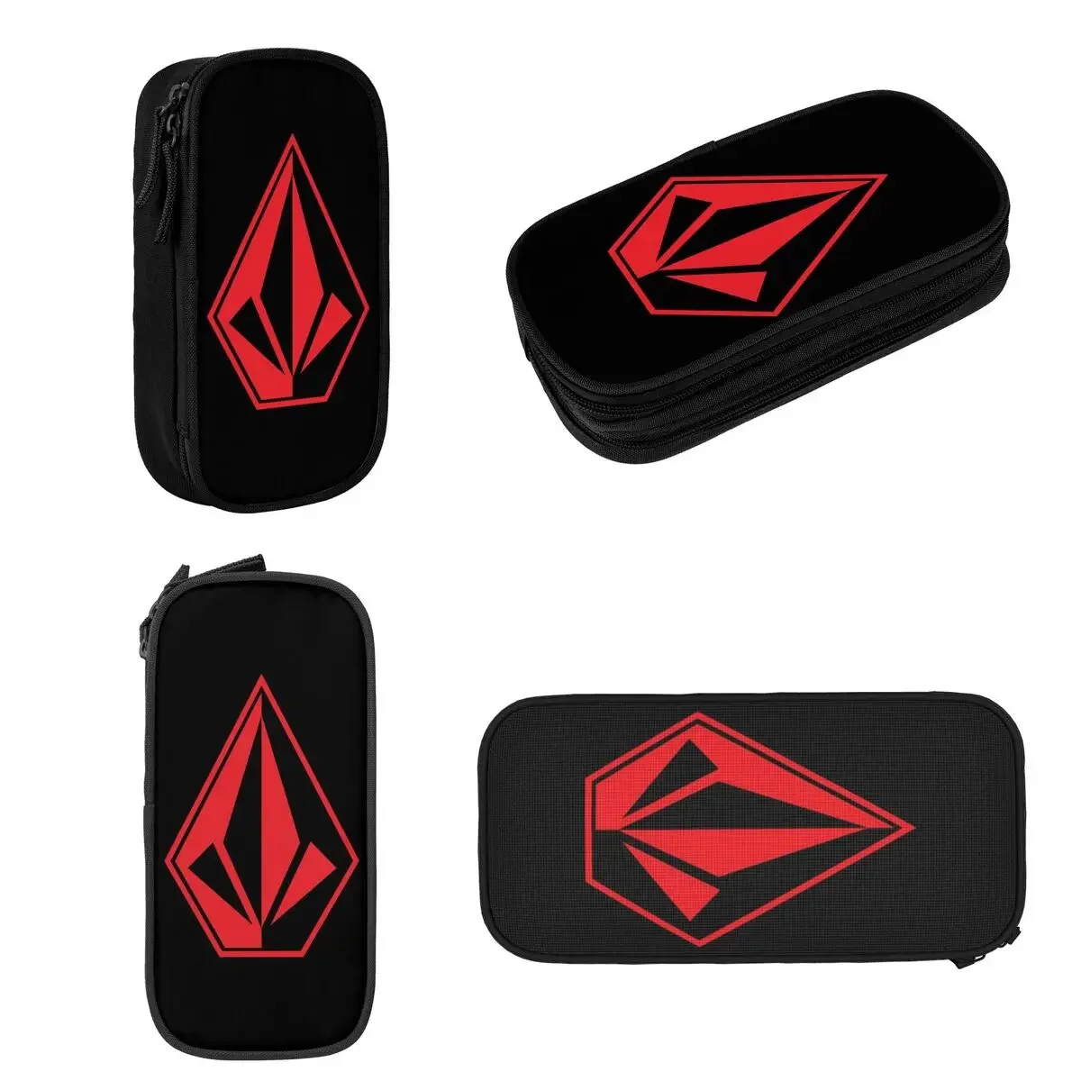 Volcom Logo Pencil Cases Big Capacity Pen Bags Pen Box Pencil Pouch For Boys Girls Students Stationery School Office