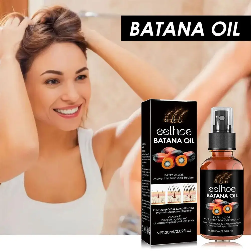 60ml Natural Pure Batana Oil For Men Women Fast Regrowth Anti Hair Loss Oil Products Hair Care Treatment