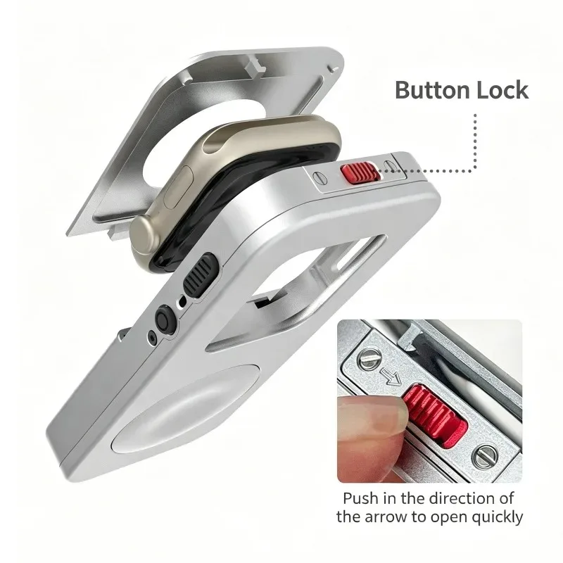 Aluminum Alloy Case for Apple Watch S10/11 SE3/2/1 49mm 45 44 41 40mm Protective Case Support Iwatch Expands for iPod Style view 5