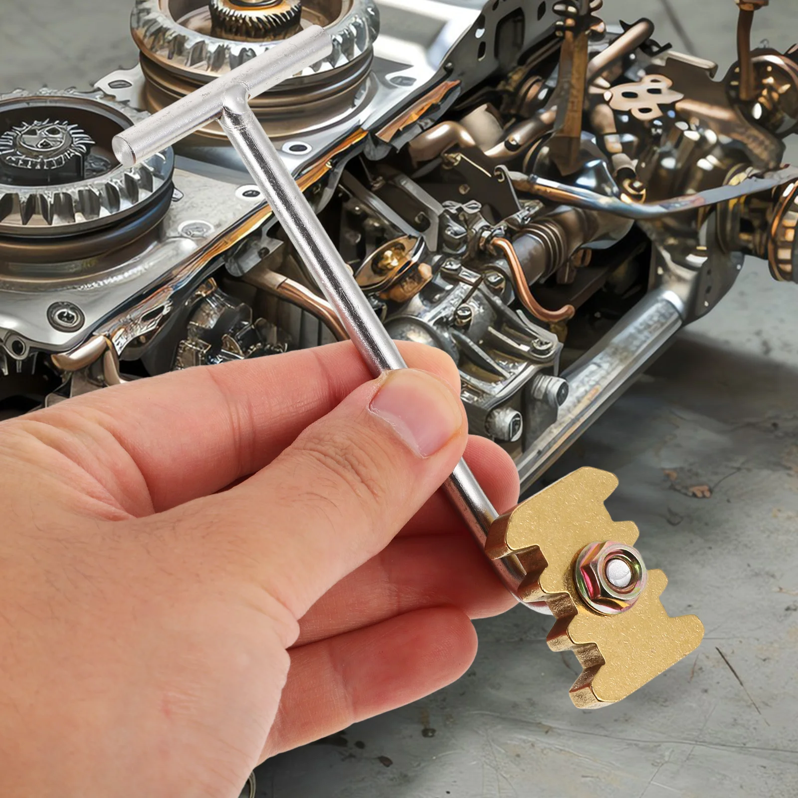 

1.2t Engine Timing Tool Steel Camshaft Gear Fixing Auto Car Repair Crankshaft Timing Tool Auto Repair Tools Belt Puller