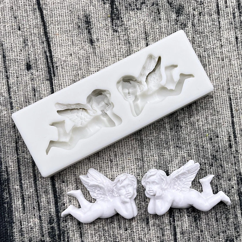 Angel Baby Silicone Mold Fondant Chocolate Sugarcraft Mold Cake Decorating Tools Baking Accessories