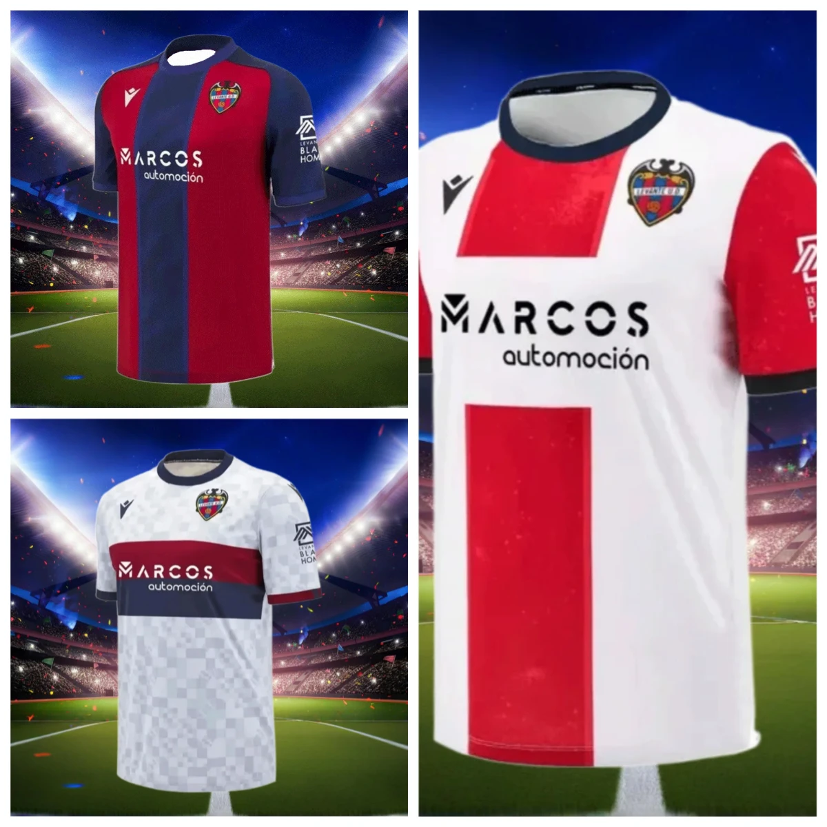 

3D Printed 24-25 Shirts, La Liga Team 2 Levante Shirts, Round-neck T-shirts for Men and Women, Quick-drying Downhill Motorcycles