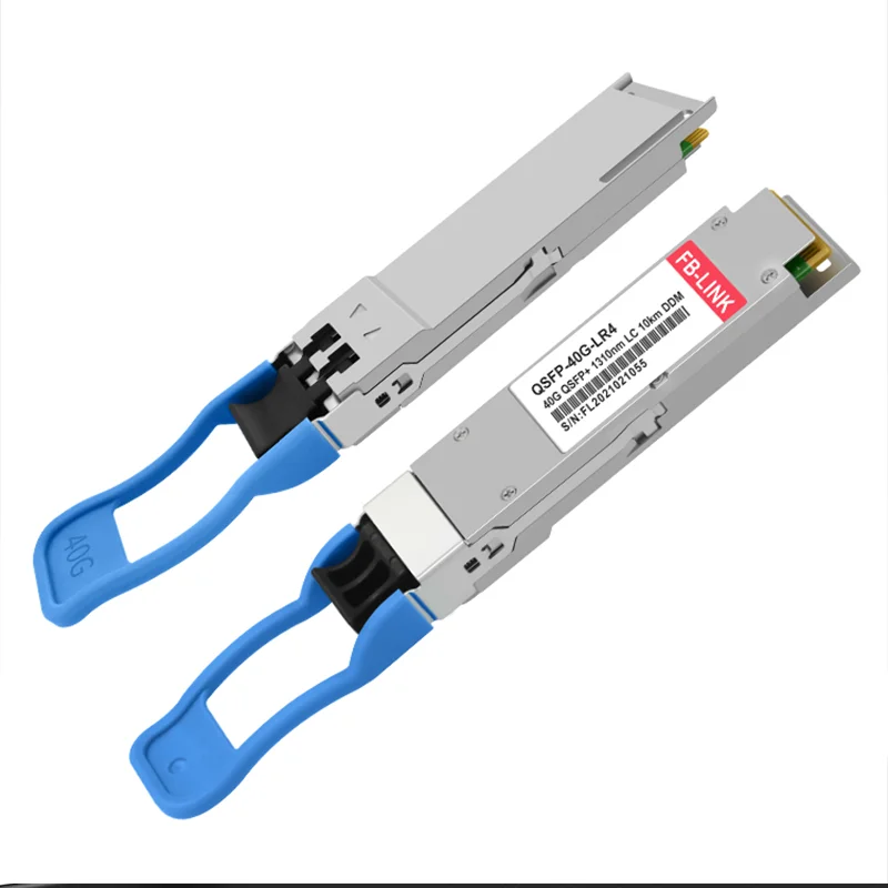 40G QSFP + 1310nm 10km LR4 دوبلكس LC SMF وحدة إرسال واستقبال الألياف الضوئية لـ Cisco Mellanox Mikrotik Arista لمفتاح إيثرنت
