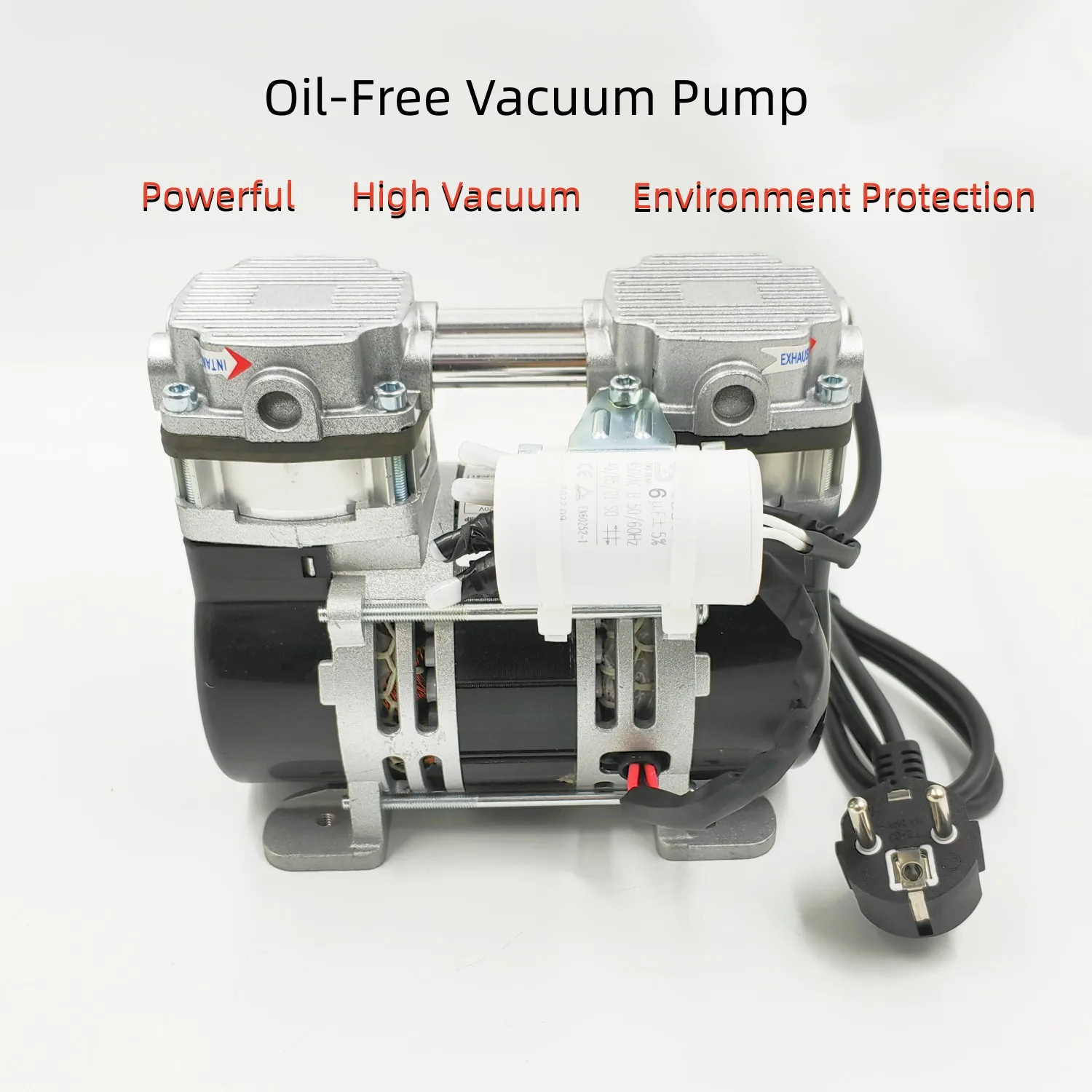 220V 230W Small Oil-Free Vacuum Pump Quiet Negative Pressure Pump Test Room Medical Dental Vacuum Pump