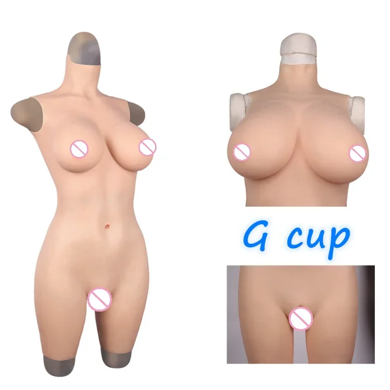 G Cup Silicone Breast Forms FullBody Suit for Large Event Performance and Cosplay Costume