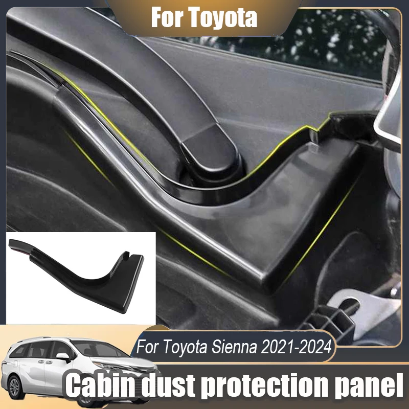 

For Toyota Sienna 2021 2022 2023 2024 Cabin dust protection panel Cabin leak proof cover plate Protective cover Modification