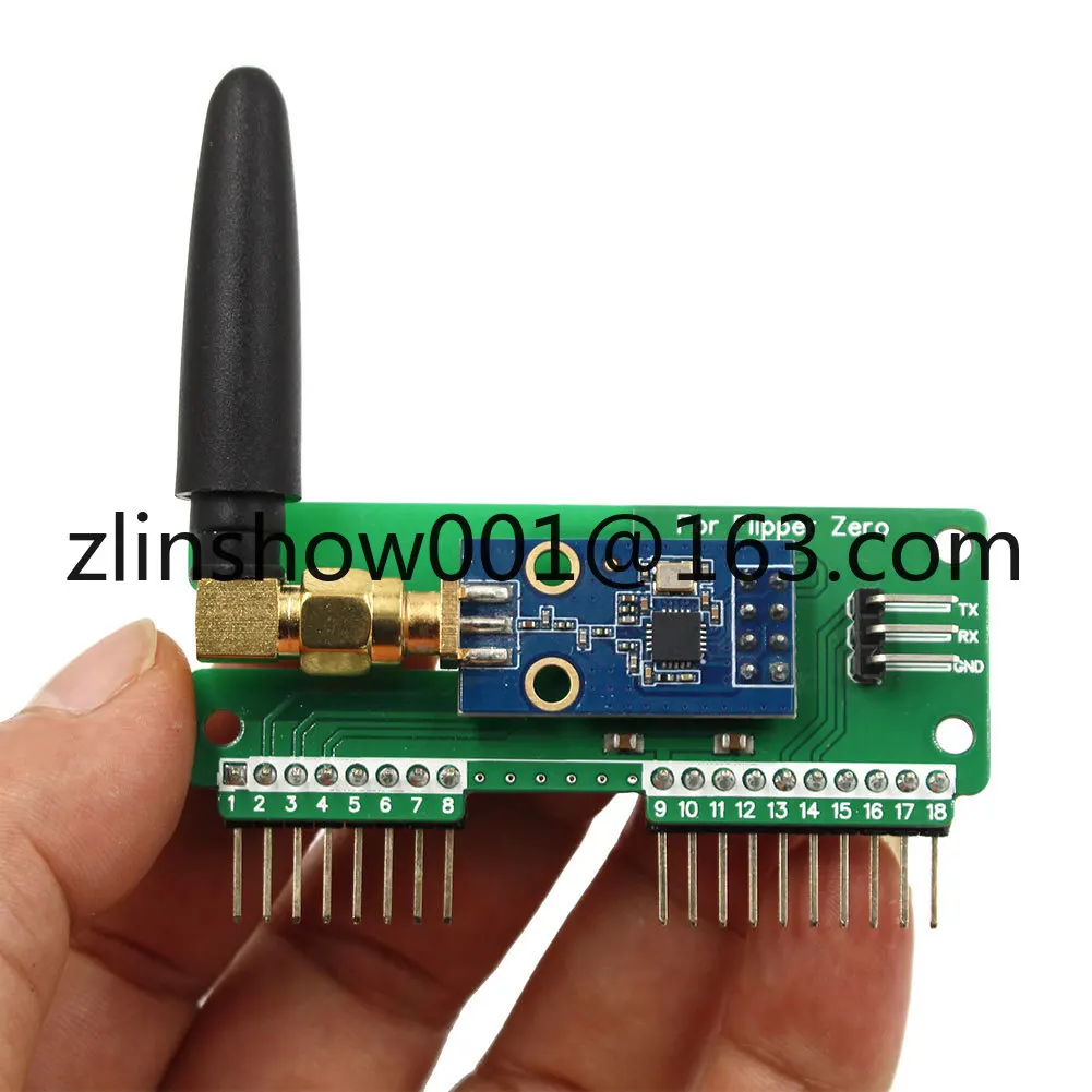 For Flipper Zero CC1101 Module SubGhz 433MHz WiFi With Antenna Pet Dolphin Programs Open Source Multi function Development Board