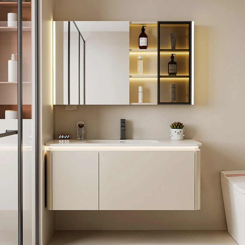 

С дуговым отсеком для хранения, комбинация шкафов для ванной комнаты, умывальника, ванной комнаты