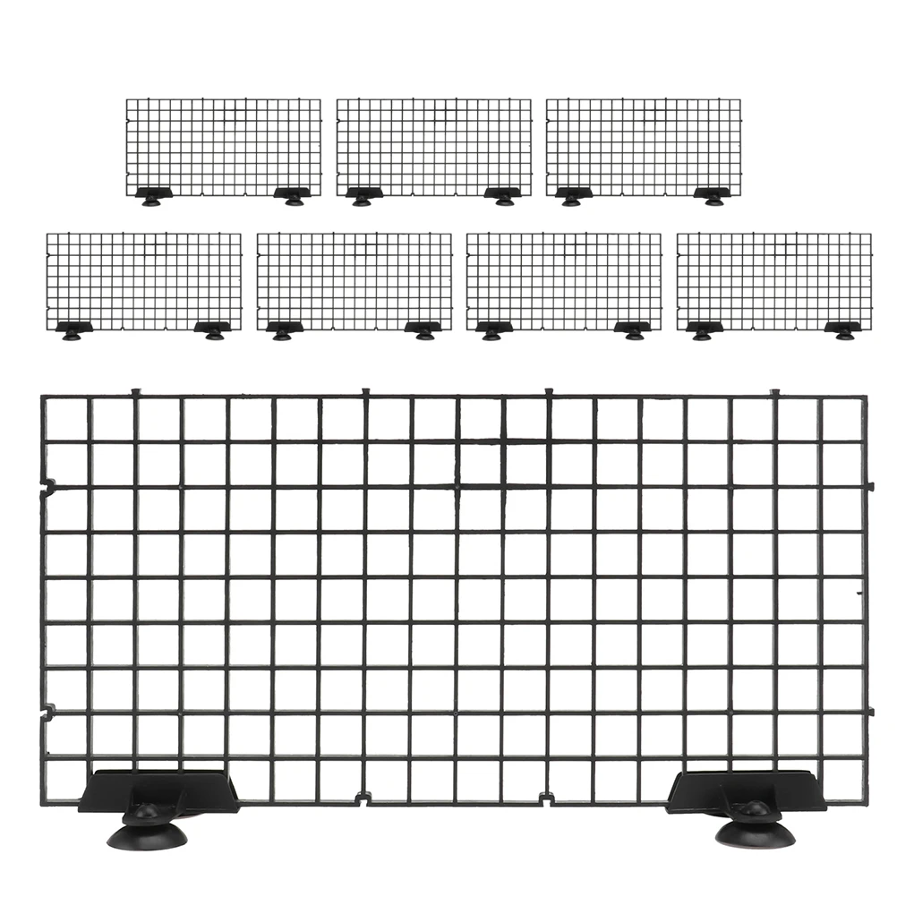 

1Set Fish Tank Divider Aquarium Bottom Filter Board with Net Design for Easy Installation and Water Permeability Sand Dividing