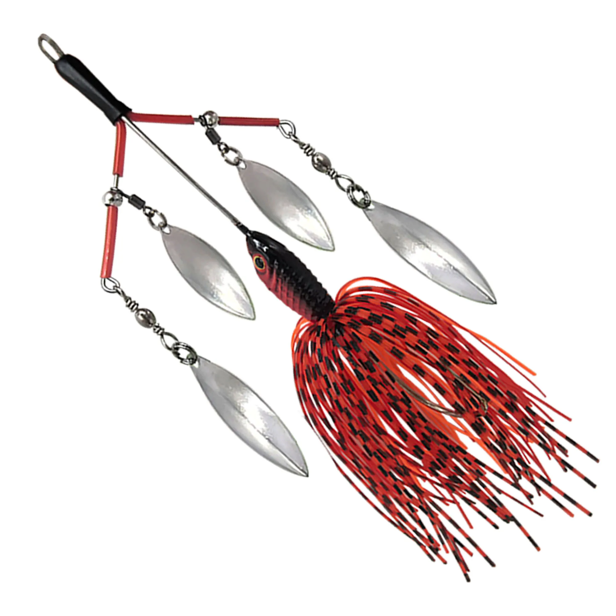 Mycena 27G Spinner Bait Angelköder Chatter Bait Spinnerbait Multirota Spinner Löffelköder für Hecht Peche Tackle Metall-Pailletten – Detail 5
