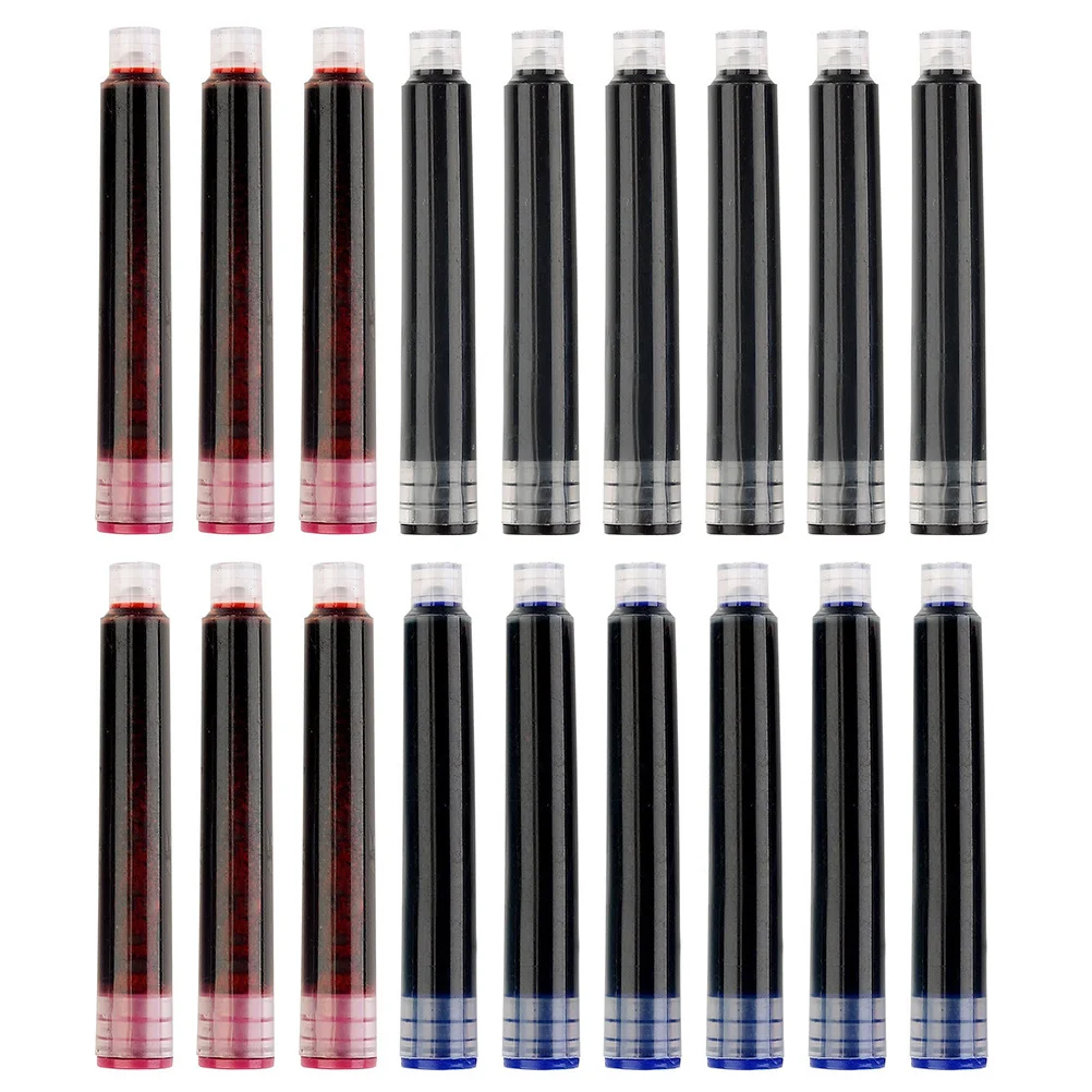 

150Pcs Pen Ink Refill Cartridges High Capacity Fast Absorption Compatible with Most Fountain Pens Student Stationery Writing