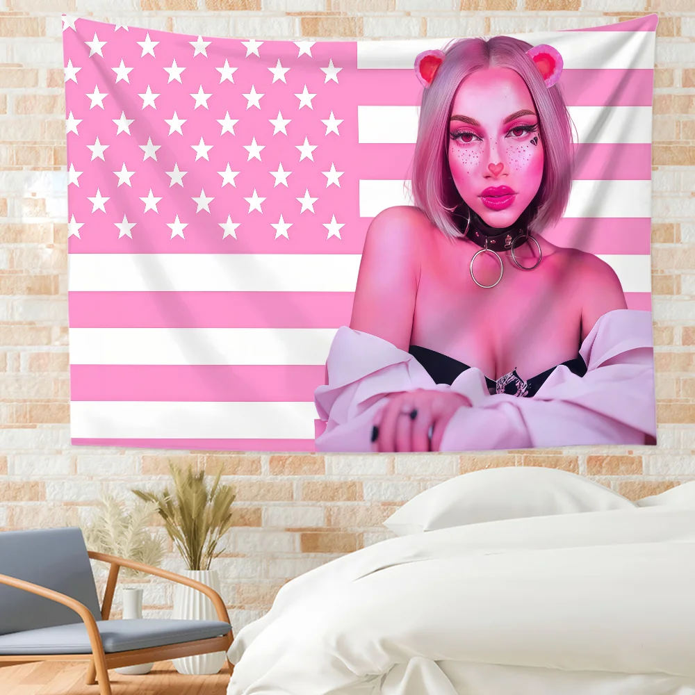 Sänger-Omar-Court-Flagge für Schlafzimmer, Wohnzimmer, Bar, Garten, Outdoor, aktive Dekoration, Hintergrund und Konzert