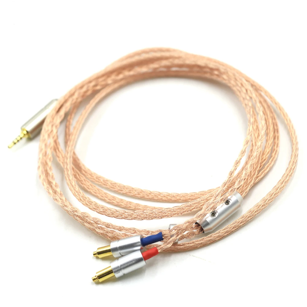 HIFI 16Cores UPOCC Single Crystal Pure Copper Headphone Upgrade Replace Cable for SRH1440 SRH1540 SRH1840 Earphone