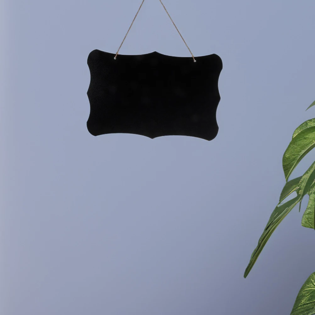 3 قطعة علامات السبورة المعلقة مزدوجة الوجهين سبورة خشبية قابلة للمسح للمنزل مكتب حفل زفاف بوفيه القائمة علامة جدار ملاحظة