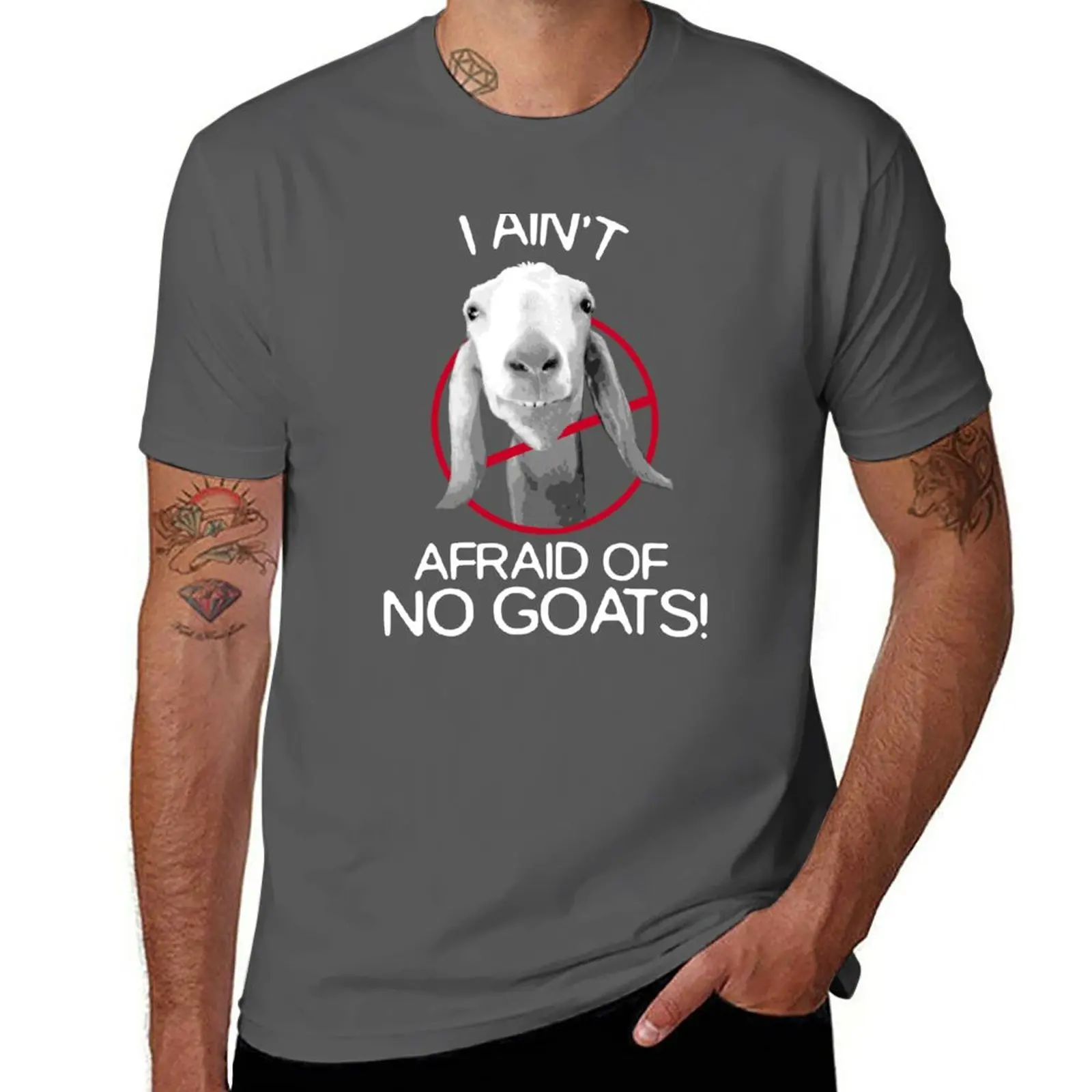 

I Ain't Afraid of No Goats T-Shirt summer top customs design your own tops heavyweights mens t shirts casual stylish