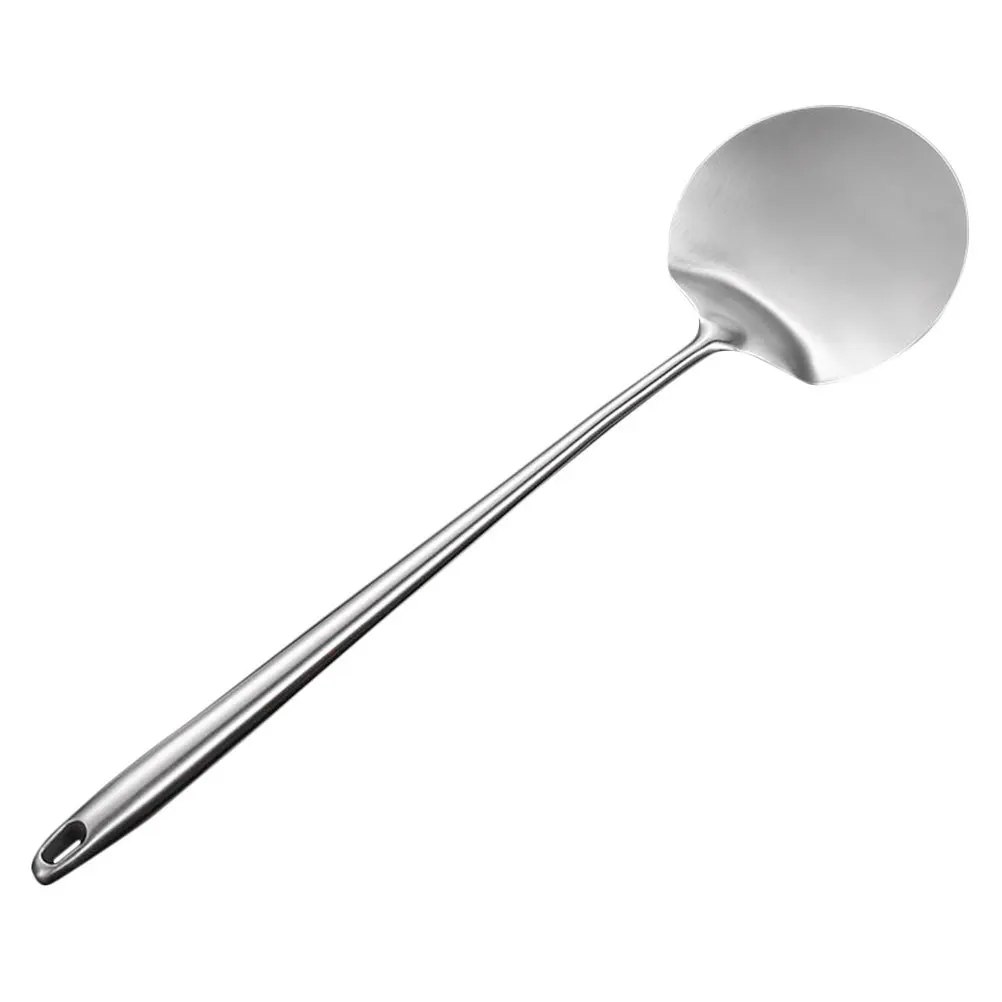 

Stainless Steel Wok Spatula Turner Long Handle Anti-Scald Kitchen Utensil Cooking Tool Metal Spatulas for Home Cooking