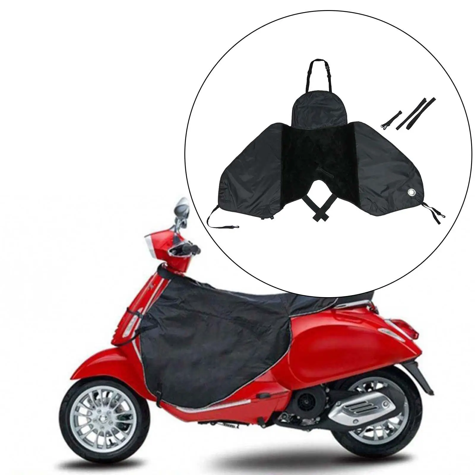 

Motorcycle Windproof Quilt Tarpaulin Warm Riding Apron Lap Cover Windshield