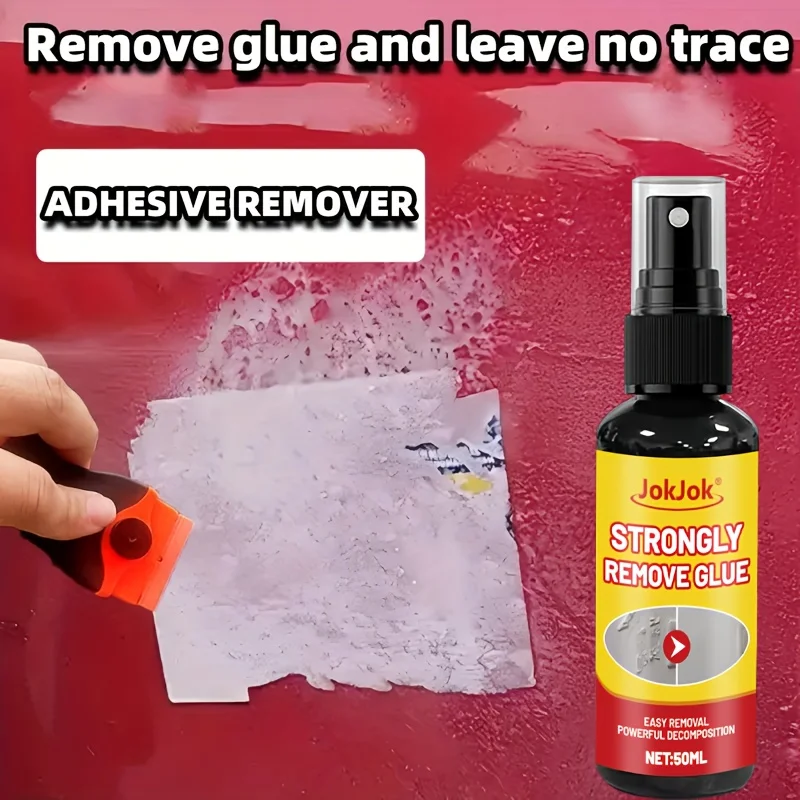 Adhesive Remover Spray For Car Stickers Labels Tape Decals Fast Glue Residue Cleaner For Painted Surfaces