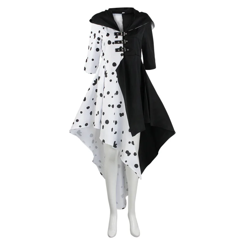 New Hot Anime Black and White Dress Cosplay Dress Exhibition Performance Black and White Dress Clothing for Women