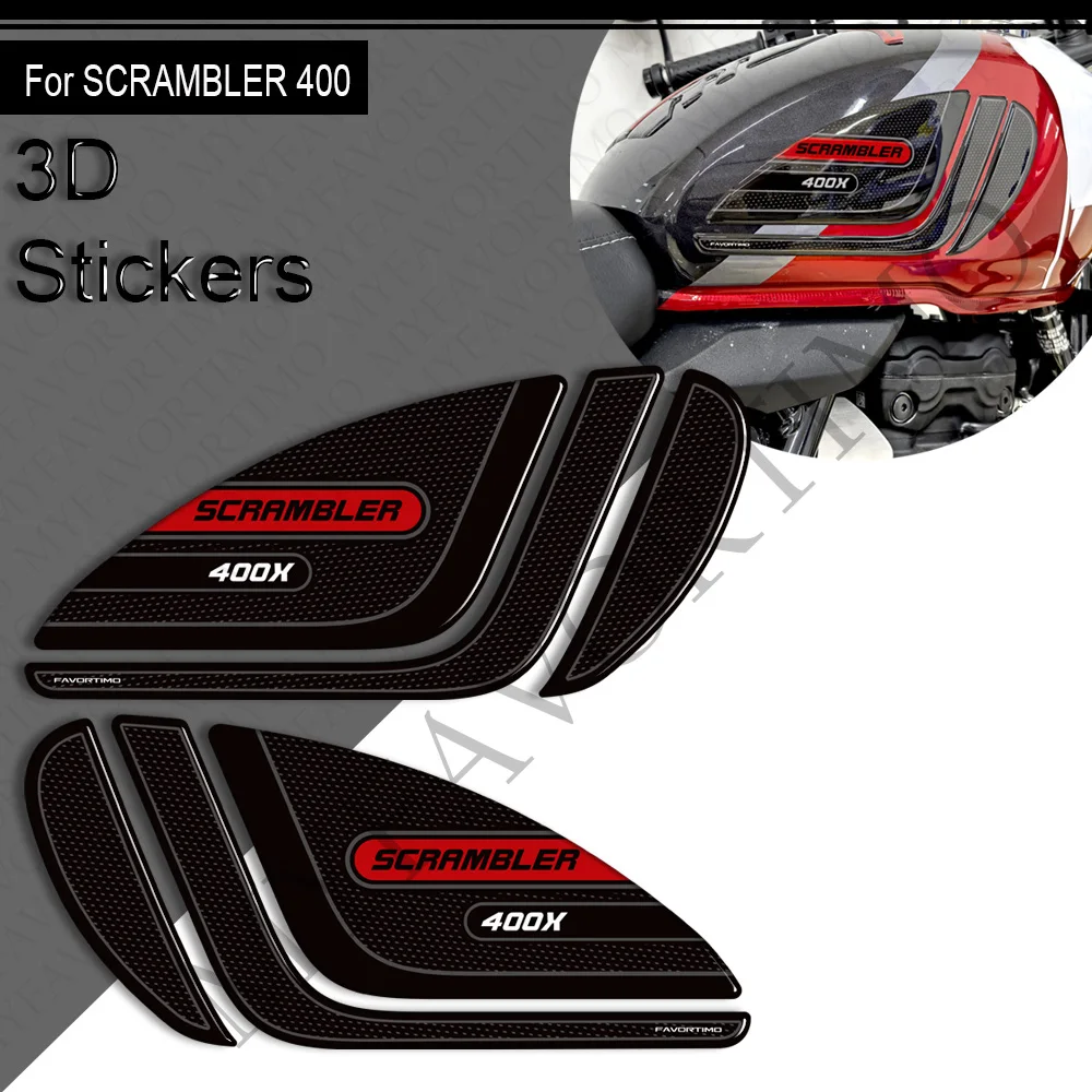 

Scrambler 400X For Triumph Stickers Decal Adhesive Tank Pad Side Grips Gas Fuel Oil Kit Knee Fairing Fender Wheels 2024 2025