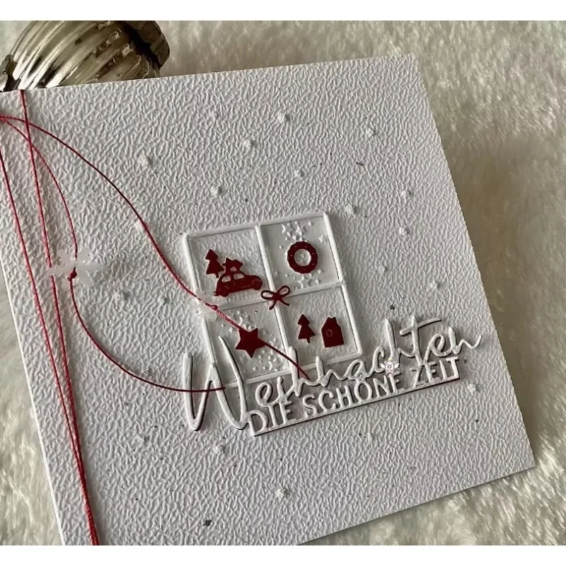 

Металлические вырубные формы Piggy Craft для вырезания букв на тему Рождества, для скрапбукинга, бумажных поделок, ножей, ножей-резаков, трафаретов, штампов