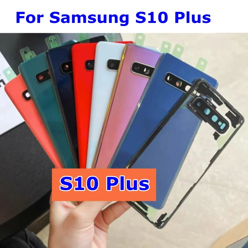 S10+ Battery Back Cover For Samsung Galaxy S10 Plus G975U Replacement Rear Glass For Samsung Galaxy S10plus G975F