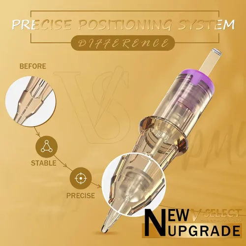 Imagen 2 del producto EZ V Select-cartucho para tatuaje de maquillaje permanente, agujas para cejas, delineador de ojos, labios para maquillaje permanente, máquina de pluma rotativa, 20 unids/caja
