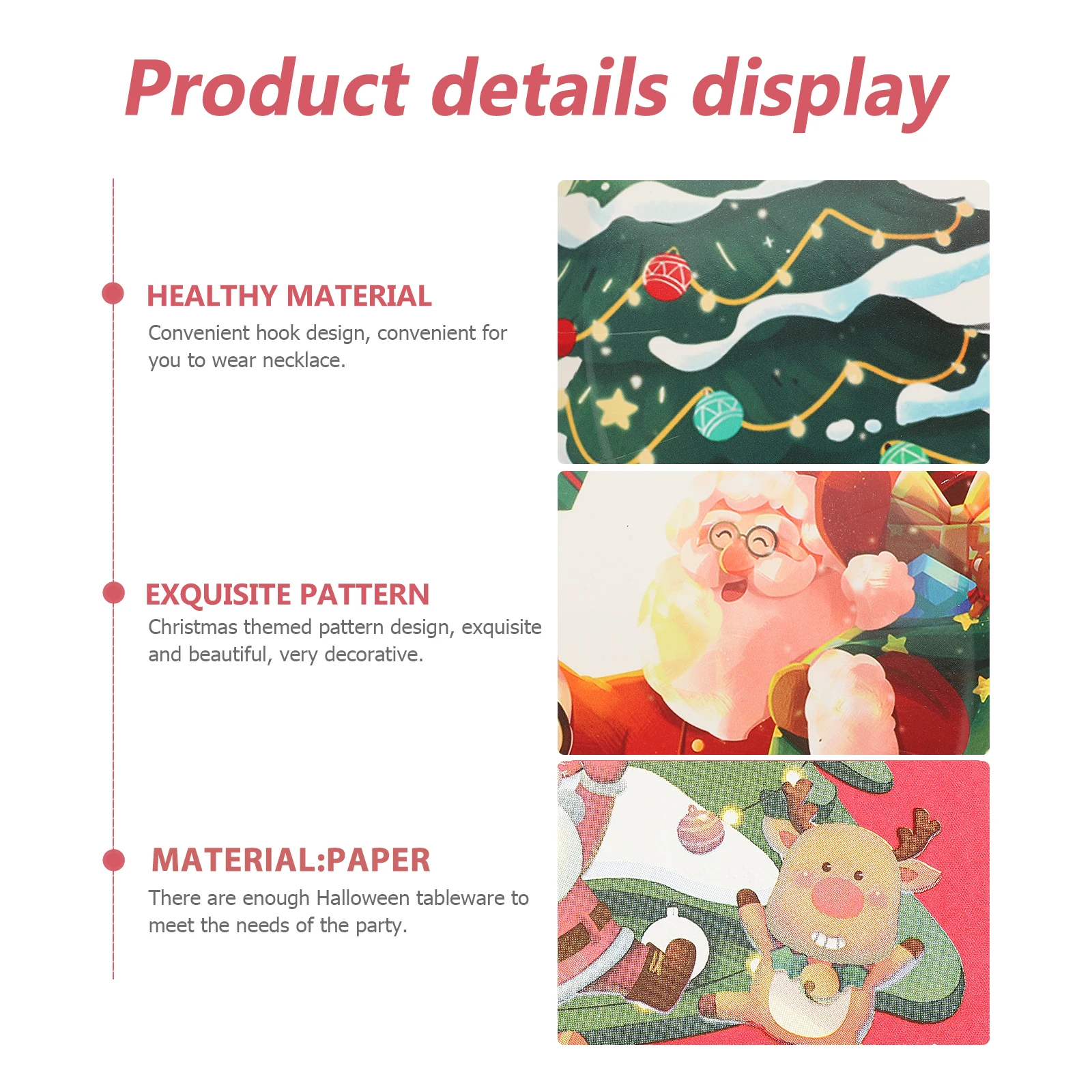 

1 комплект, 1 комплект, бумажные тарелки для рождественской вечеринки, набор посуды, одноразовые стаканчики, салфетки, вилки, набор рождественской посуды для праздничного сбора