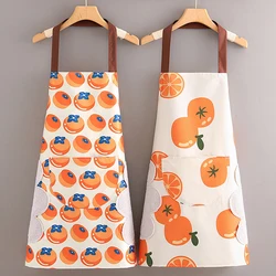 Household Kitchen Cooking Hand-wiping Apron Oil-proof Waterproof Men Women Adult Waist Fashion Coffee Overalls Wipe Hand Apron