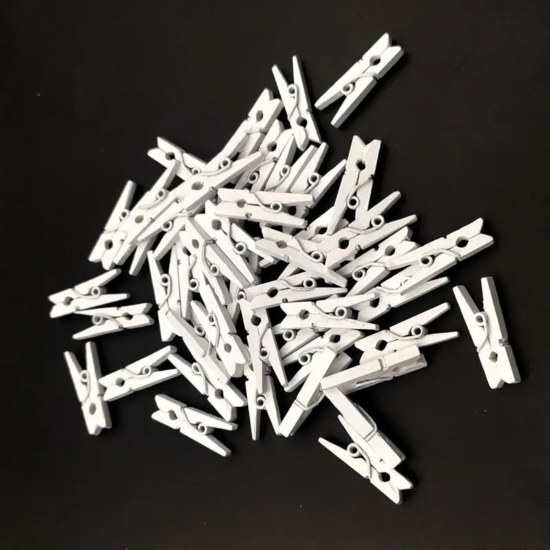 Log color wood handmade decoration DIY photo wooden sticky note small natural retro clip