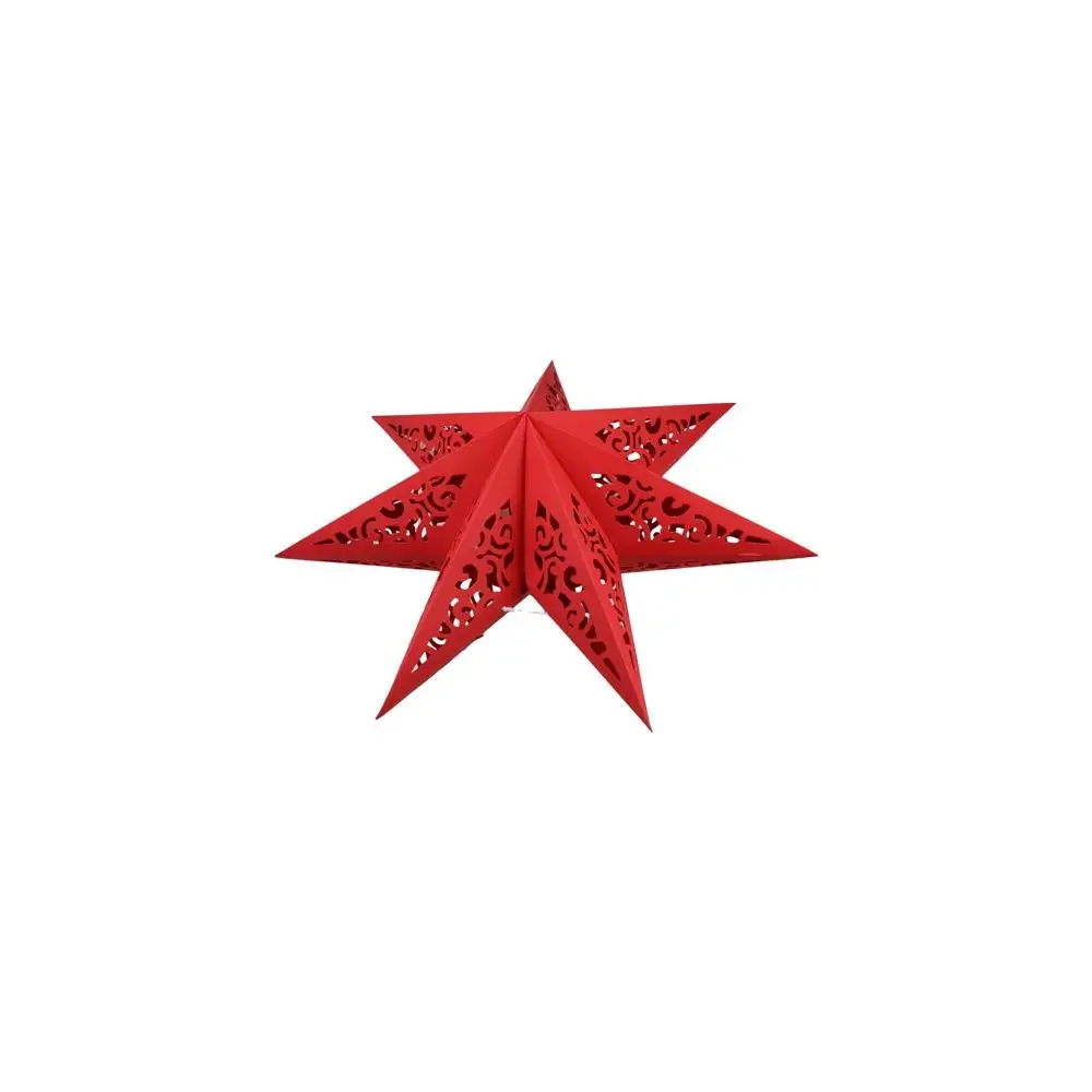 

Craft 45cm Stars Lampshade Hollow Out Paper Star Hanging Pendant Large Creative 3D Star Paper Lantern Home