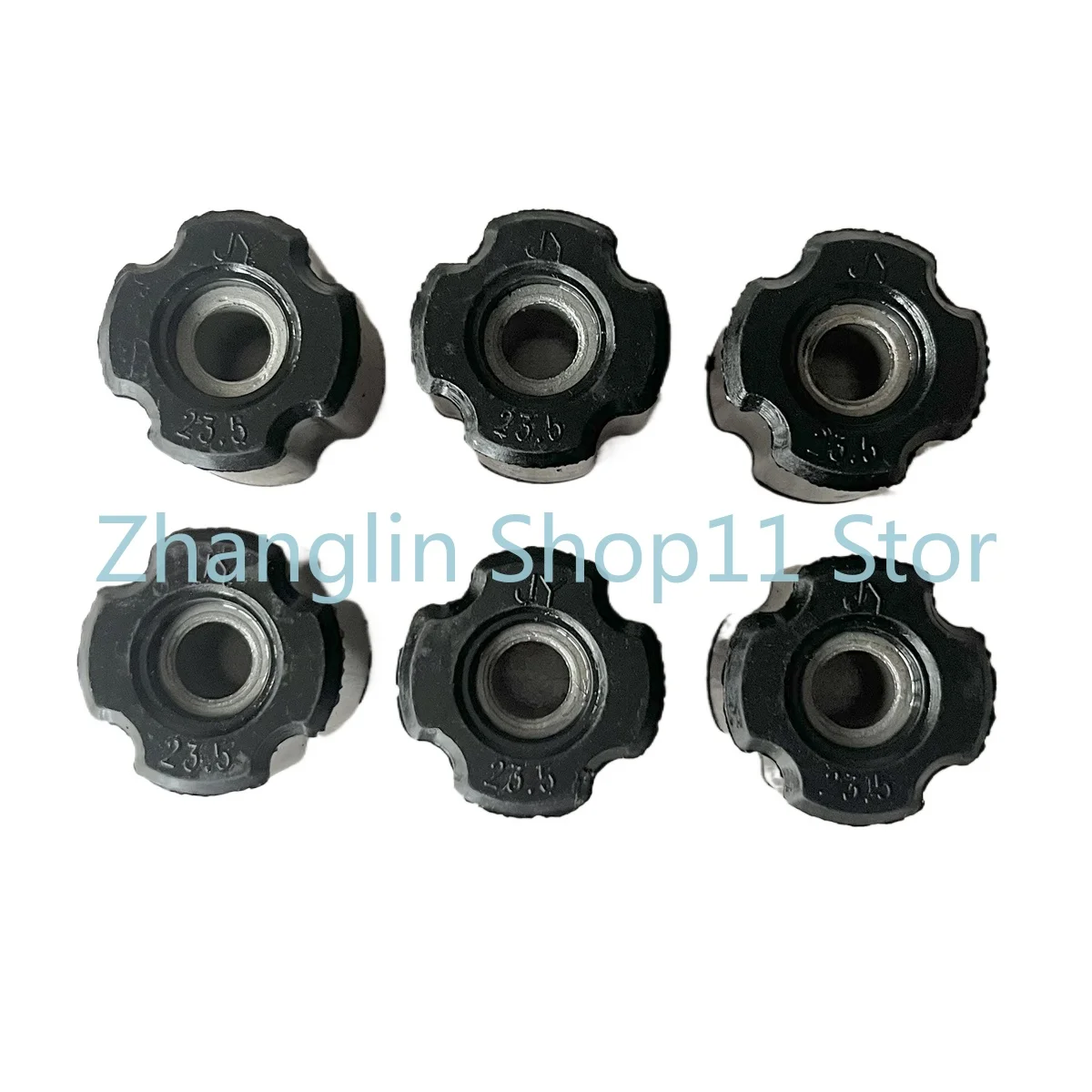 6 Stuks Bosmaaier Schacht Onderdelen Bus Olie Lager 8Mm Voor Gras Trimmer 26/28Mm Buispijp Aluminium Buis Binnen Vervanging