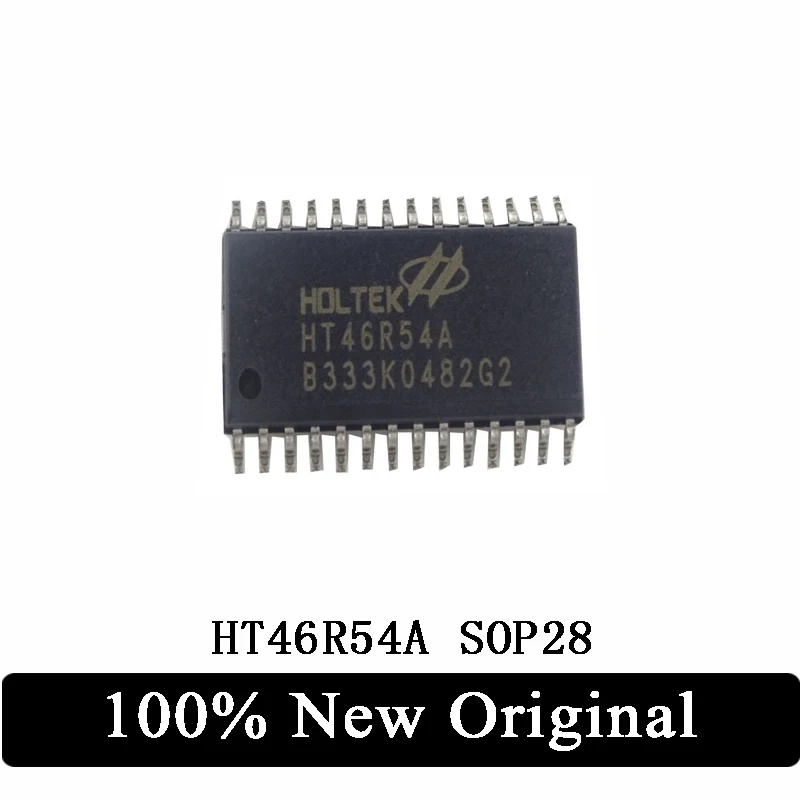 5Pcs 100% New Original HT46R54A SOP28 AD type eight-bit OTP microcontroller IC Chip In Stock